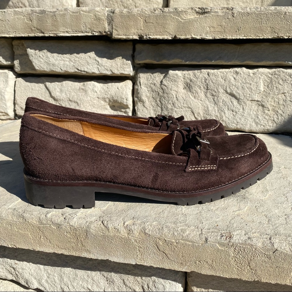 Talbots Brown Suede Loafers